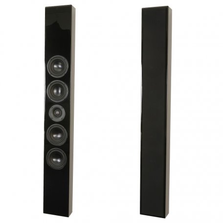 картинка Настенная акустика DLS Flatbox Slim XL piano black Симпл дистрибьюшн